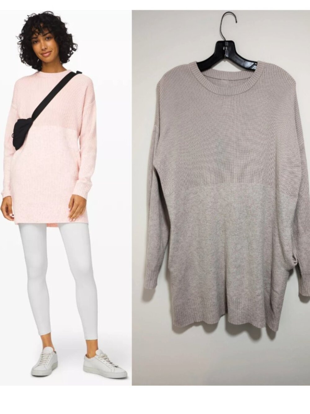 Lululemon | Restful Intention Knit Sweater In Pink Bliss